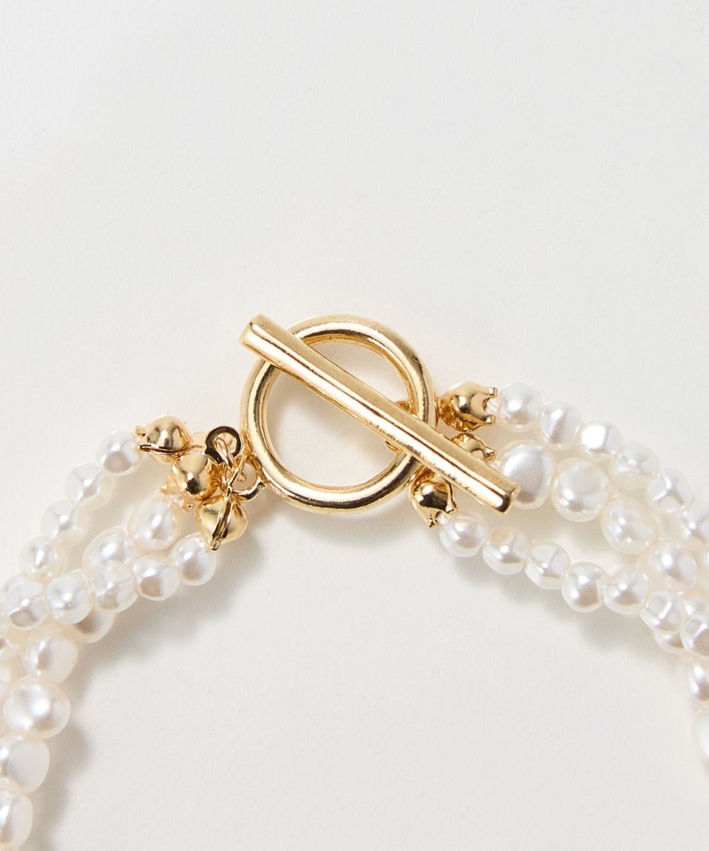 Phoebe レイヤードバロックパールマンテルブレスレット　ゴールド 