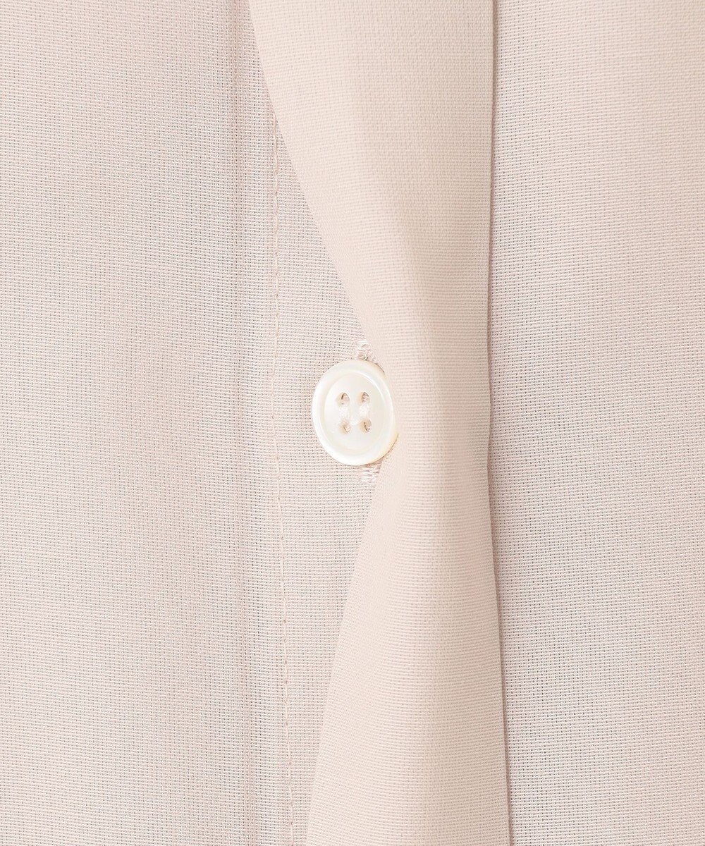 23区 L 【洗える】シアーマットクロス ロング シャツ 