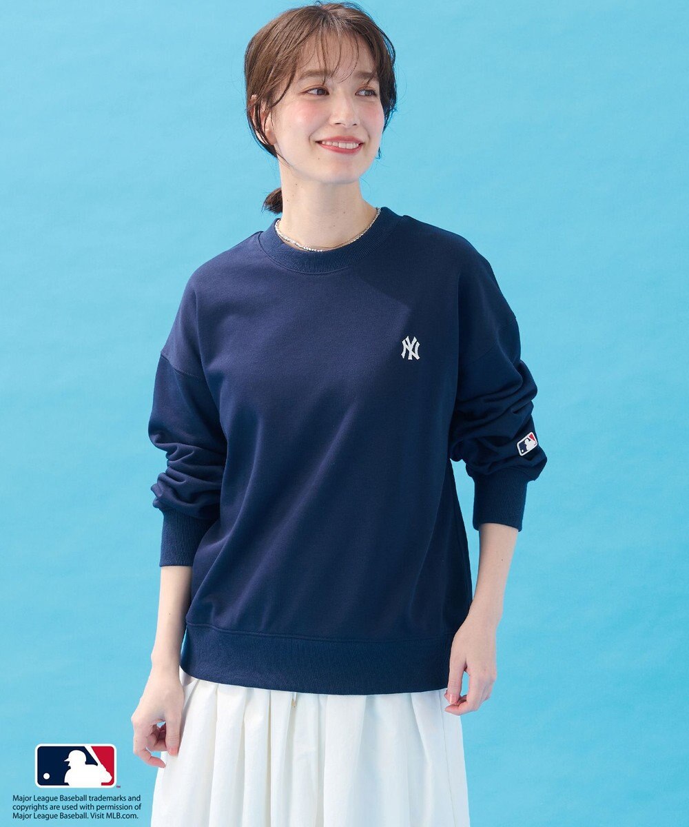 ANY 【洗濯機可/UVケア】MLB/メジャーリーグベースボール クルーネックスウェット 