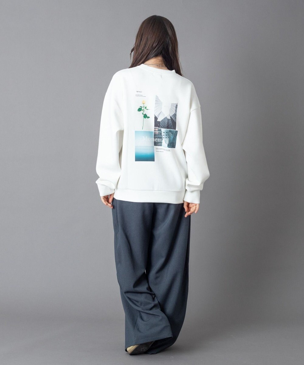 WEGO 【ユニセックス着用ITEM】アクセ付きフォトグラフィックプルオーバー 