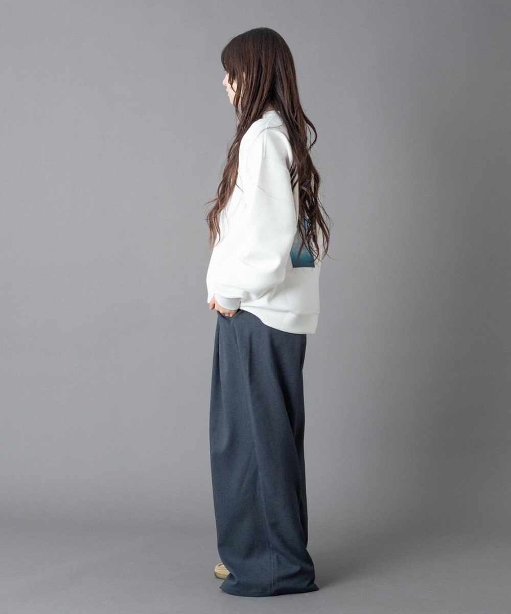 WEGO 【ユニセックス着用ITEM】アクセ付きフォトグラフィックプルオーバー 