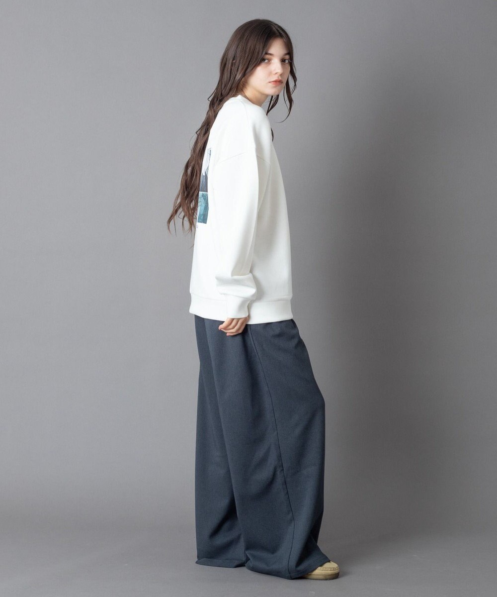 WEGO 【ユニセックス着用ITEM】アクセ付きフォトグラフィックプルオーバー 