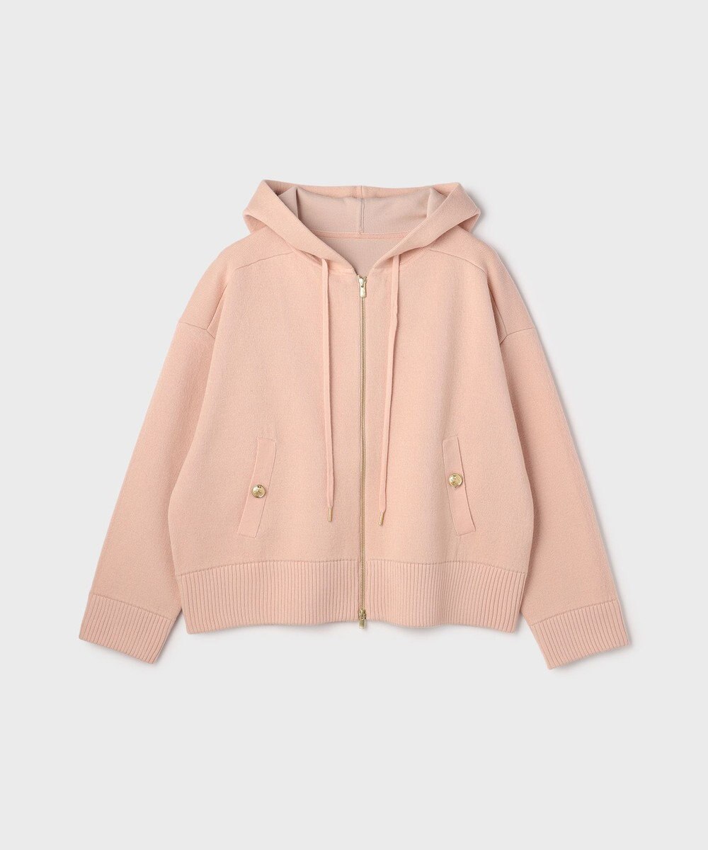 GRACE CONTINENTAL フォルムニットパーカー 