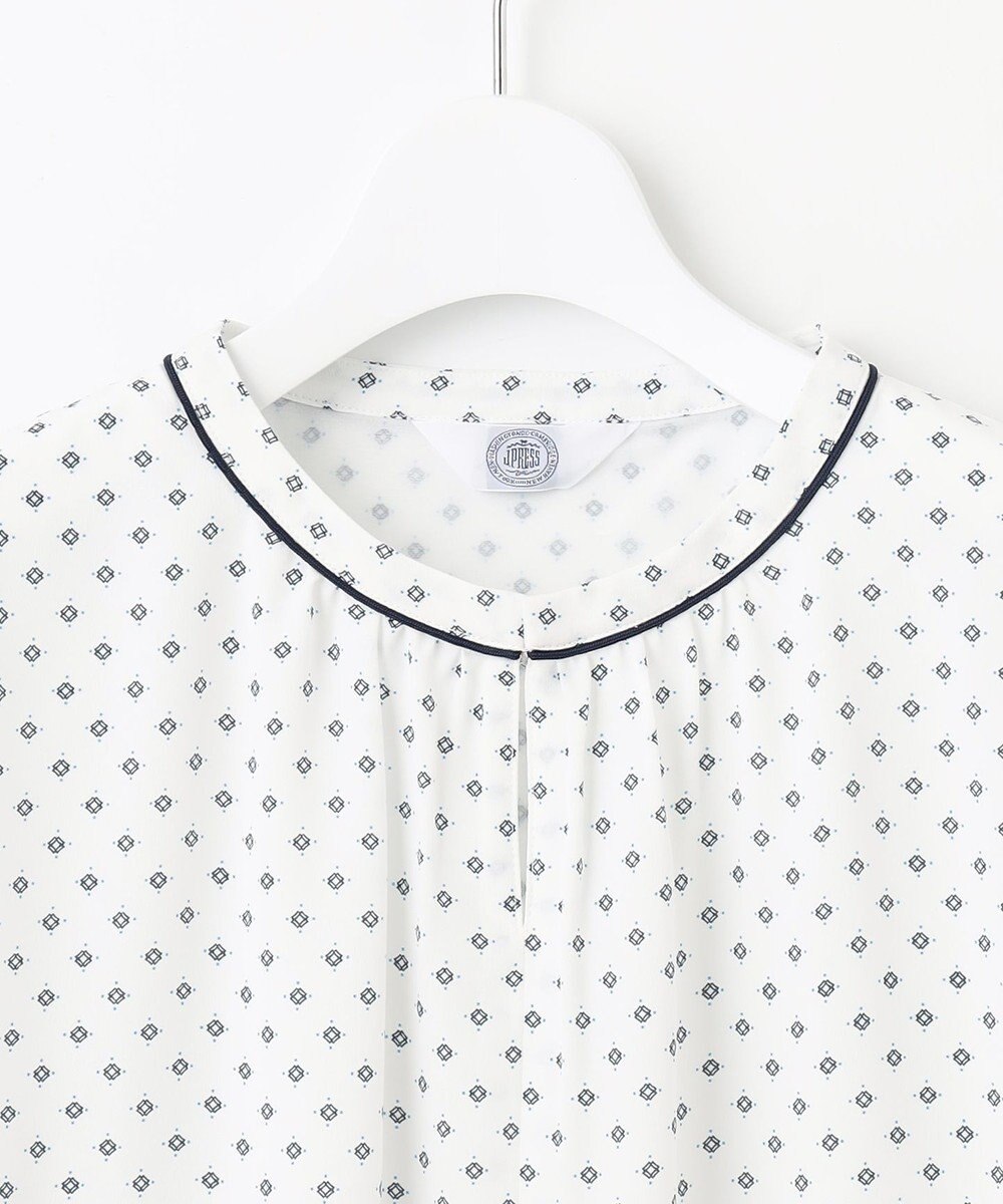 J.PRESS LADIES L 幾何プリント カットソー 