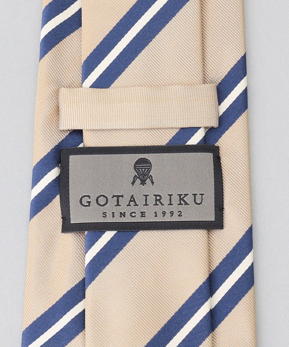 GOTAIRIKU GOTAIRIKU別注【日本製】シルク ネクタイ_ストライプ 