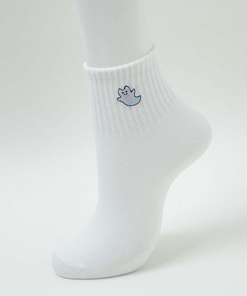 WEGO シーアニマル刺繍アンクルソックス 