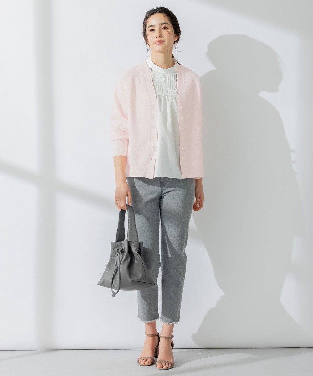 組曲 L 【人気商品が春カラーで登場！】スポンディッシュニット カーディガン 