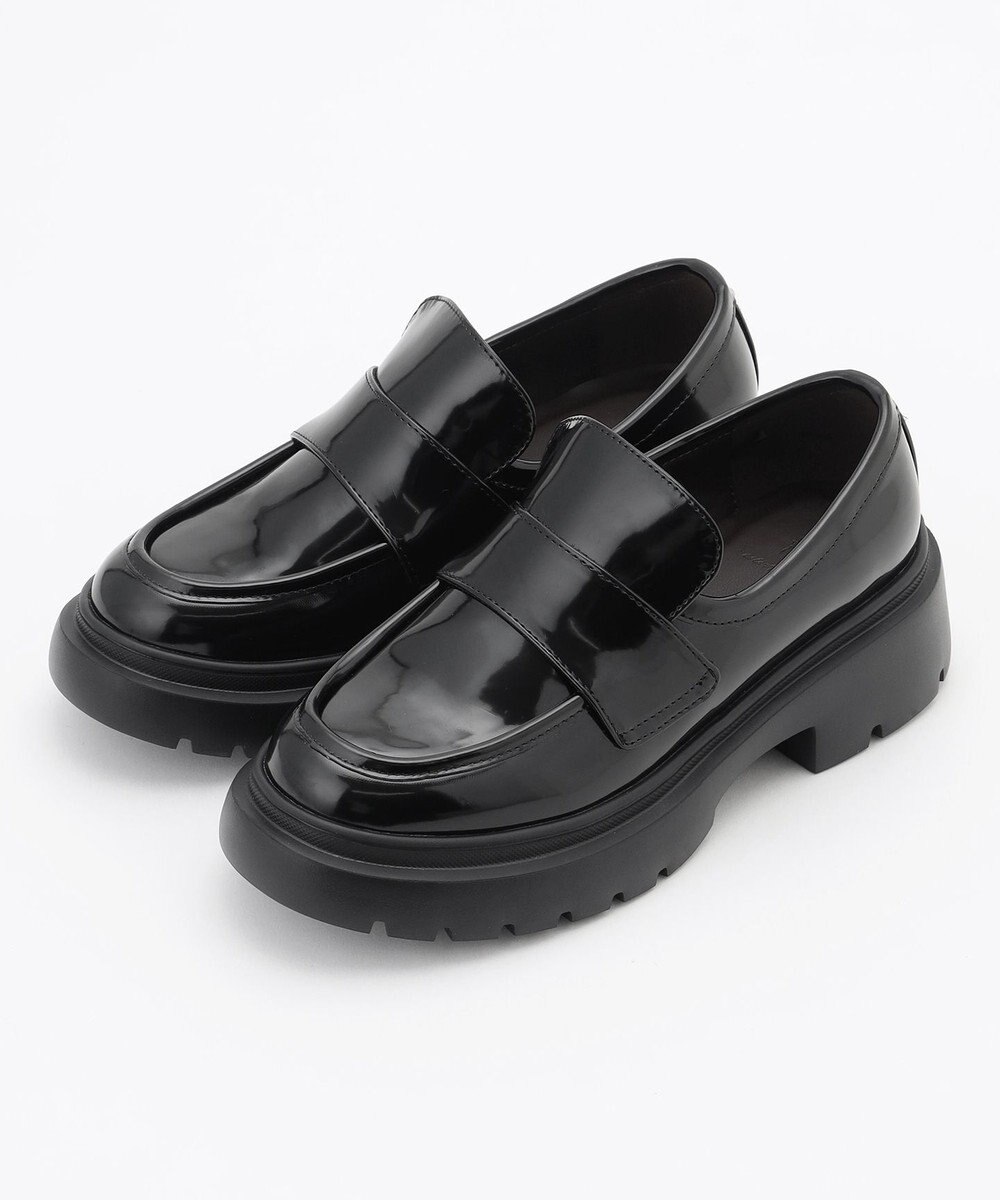 組曲 【加藤ローサさん着用】ボリュームスタッズローファー 