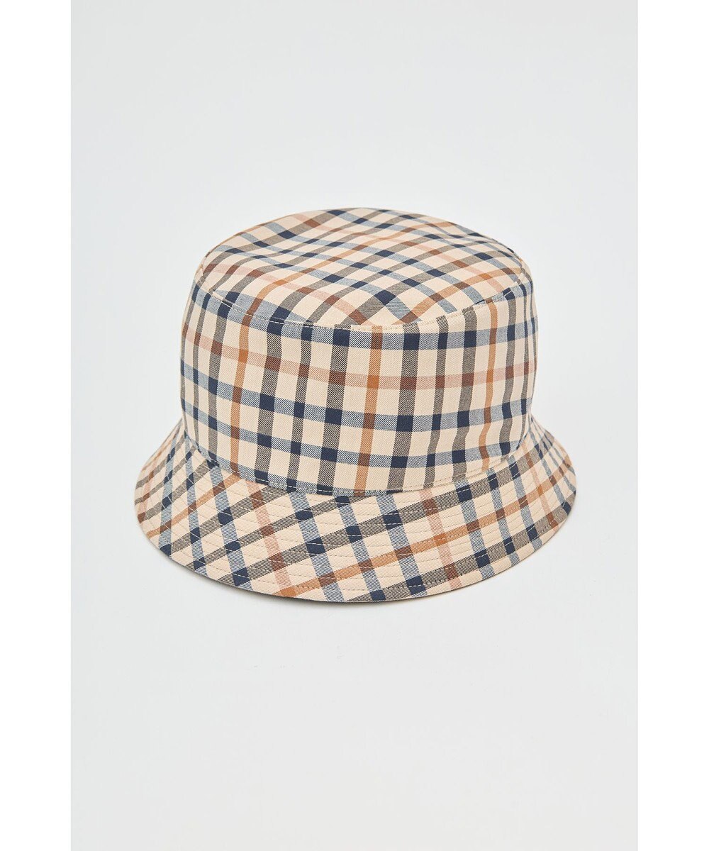 DAKS ハウスチェックバケットハット 