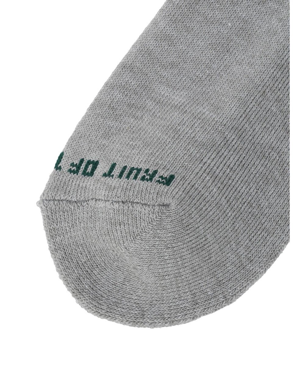 Green Parks ■ＦＲＵＩＴ　ＯＦ　ＴＨＥ　ＬＯＯＭ　３Ｐロゴ刺繍ソックス 