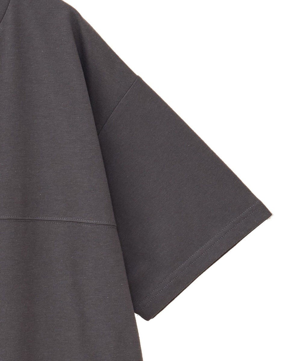 Green Parks 裾フリルドッキング５分袖プルオーバー 