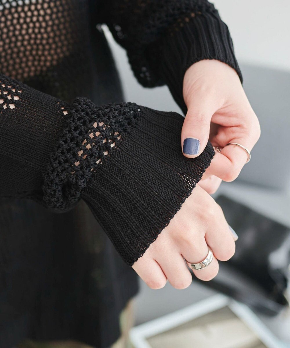 WEGO スターメッシュBIGニット 