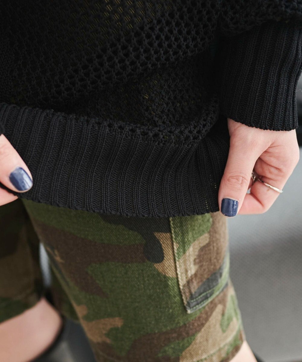 WEGO スターメッシュBIGニット 