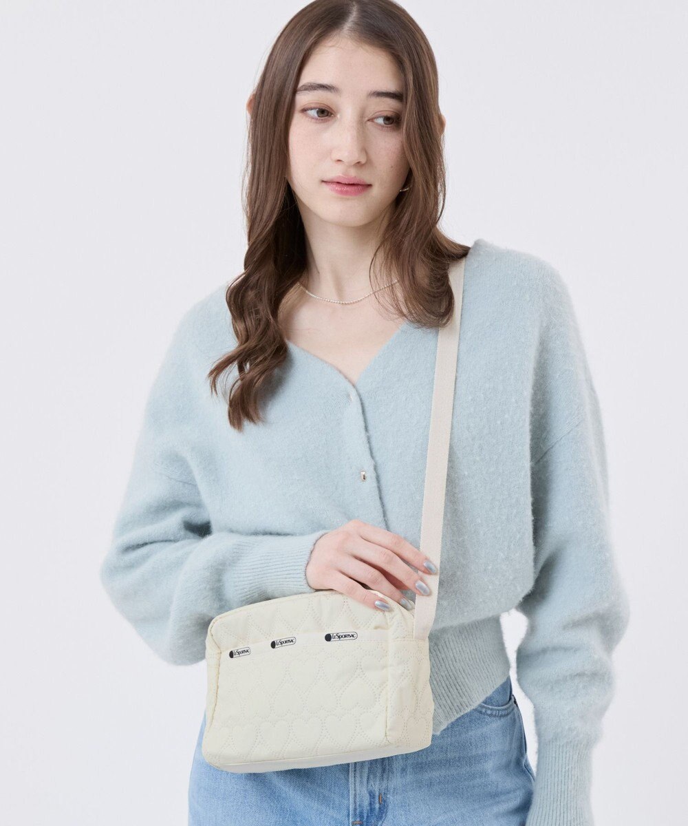 LeSportsac DANIELLA CROSSBODY/エクリュハートデボス 