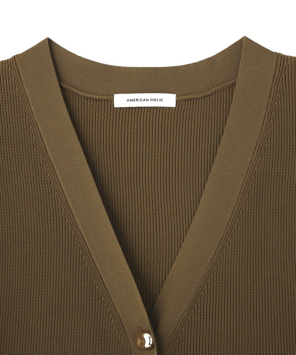AMERICAN HOLIC 金ボタンニットジレ 