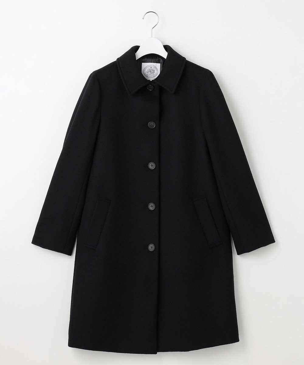 J.PRESS LADIES S ショートビーバー ステンカラー コート 