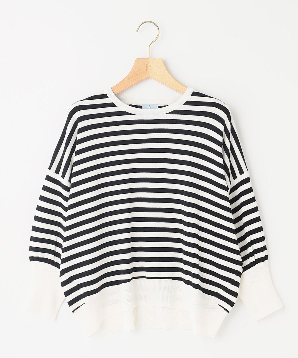 組曲 ドルマンスリーブ7分袖 ニットＴ 