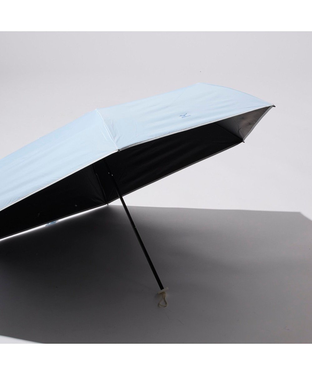 MOONBAT MIZUNO  (ミズノ) 無地 ロゴ 日傘 折りたたみ傘 パラソル 晴雨兼用 ユニセックス  軽量 一級遮光 遮熱効果 遮光率100% UV遮蔽100% 