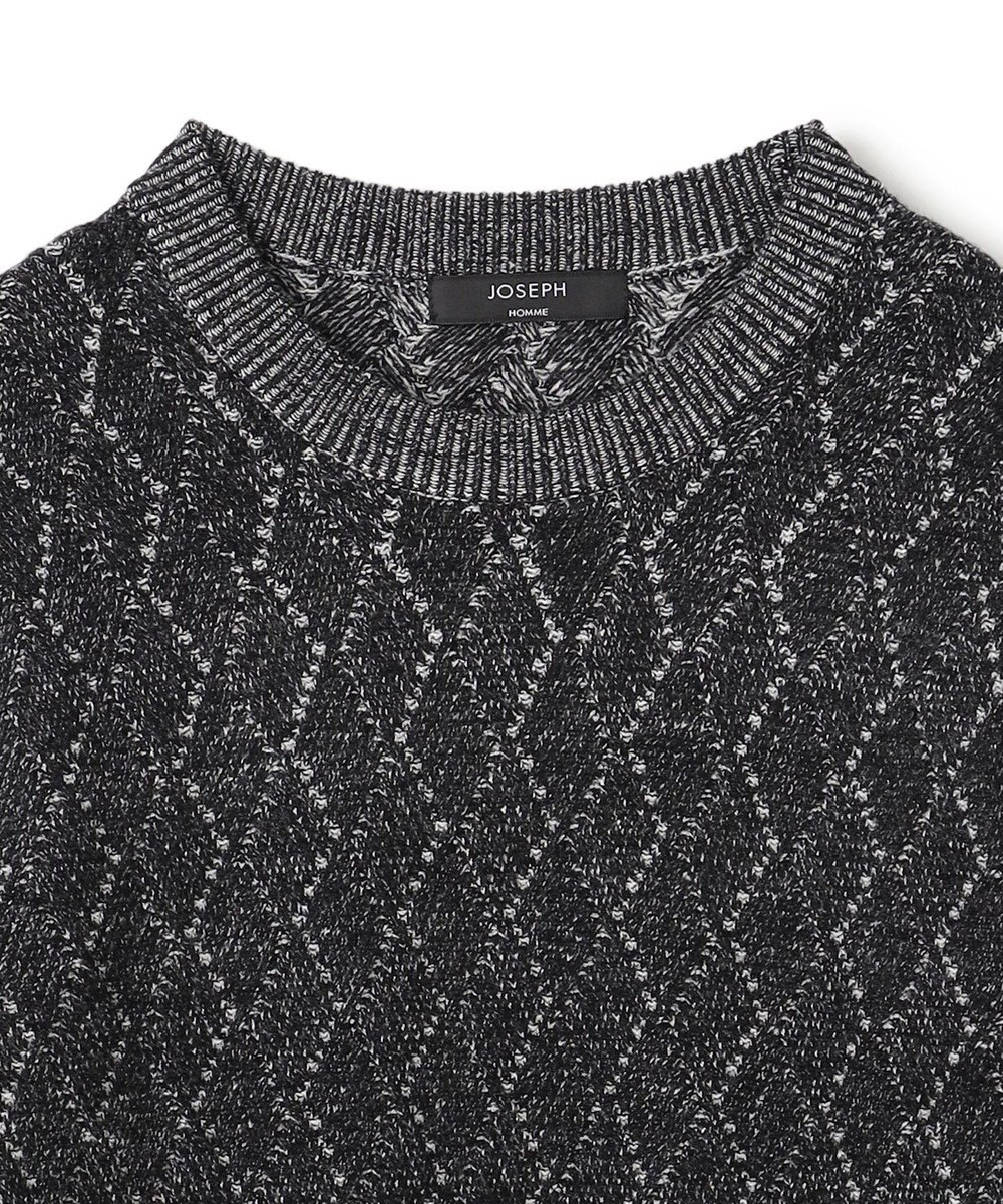 JOSEPH HOMME 【WEB・一部店舗限定  】 ビッグアロージャガード　クルーネックニット 