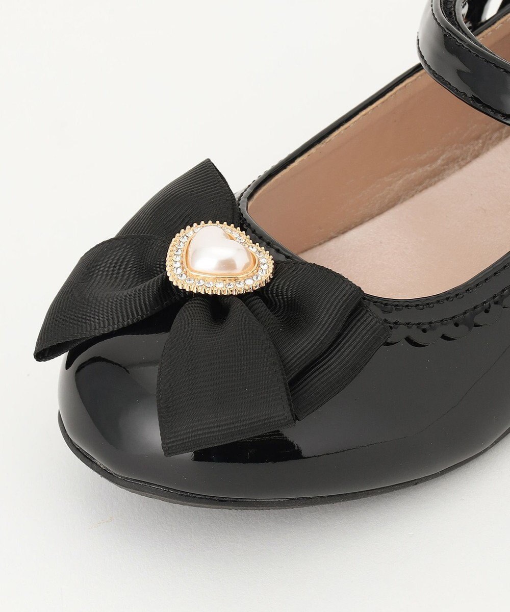 ANY KIDS エナメルフラットシューズ 