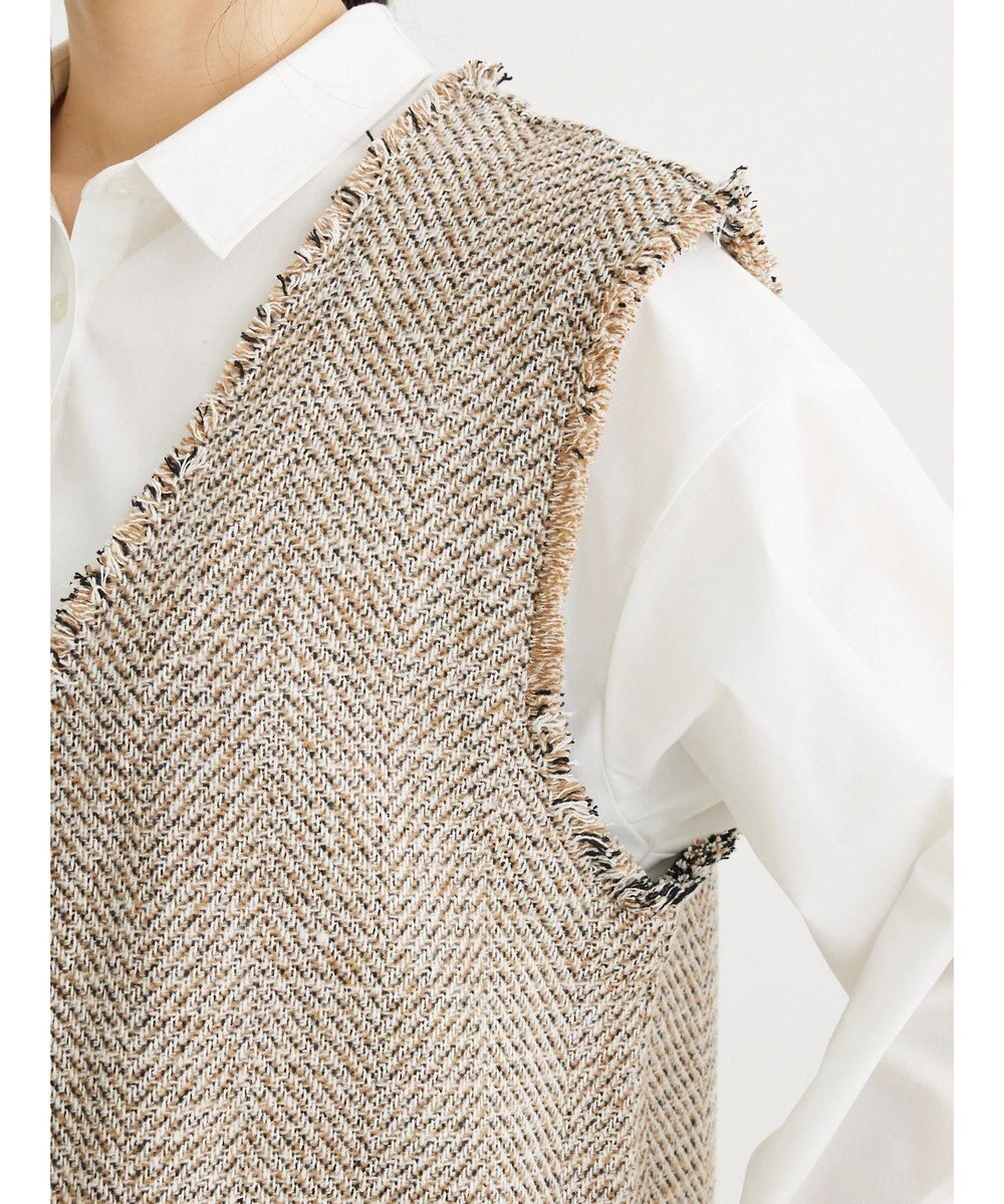 Green Parks ツイードベスト 