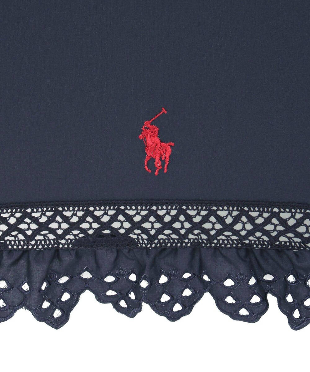 MOONBAT 【遮光/晴雨兼用日傘】POLO RALPH LAUREN(ポロ ラルフローレン) エンブフリル 長傘 遮熱 UV 