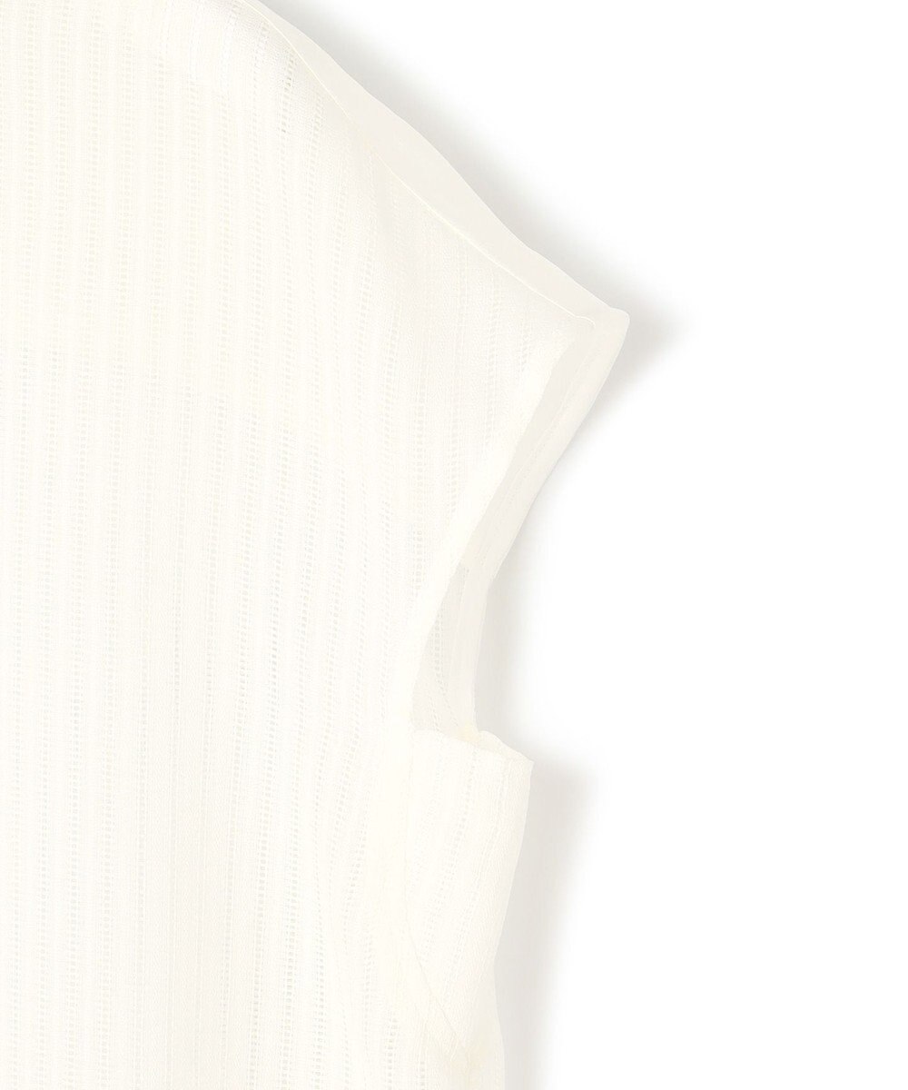 ICB 【洗える】 カラミストライプ ブラウス 