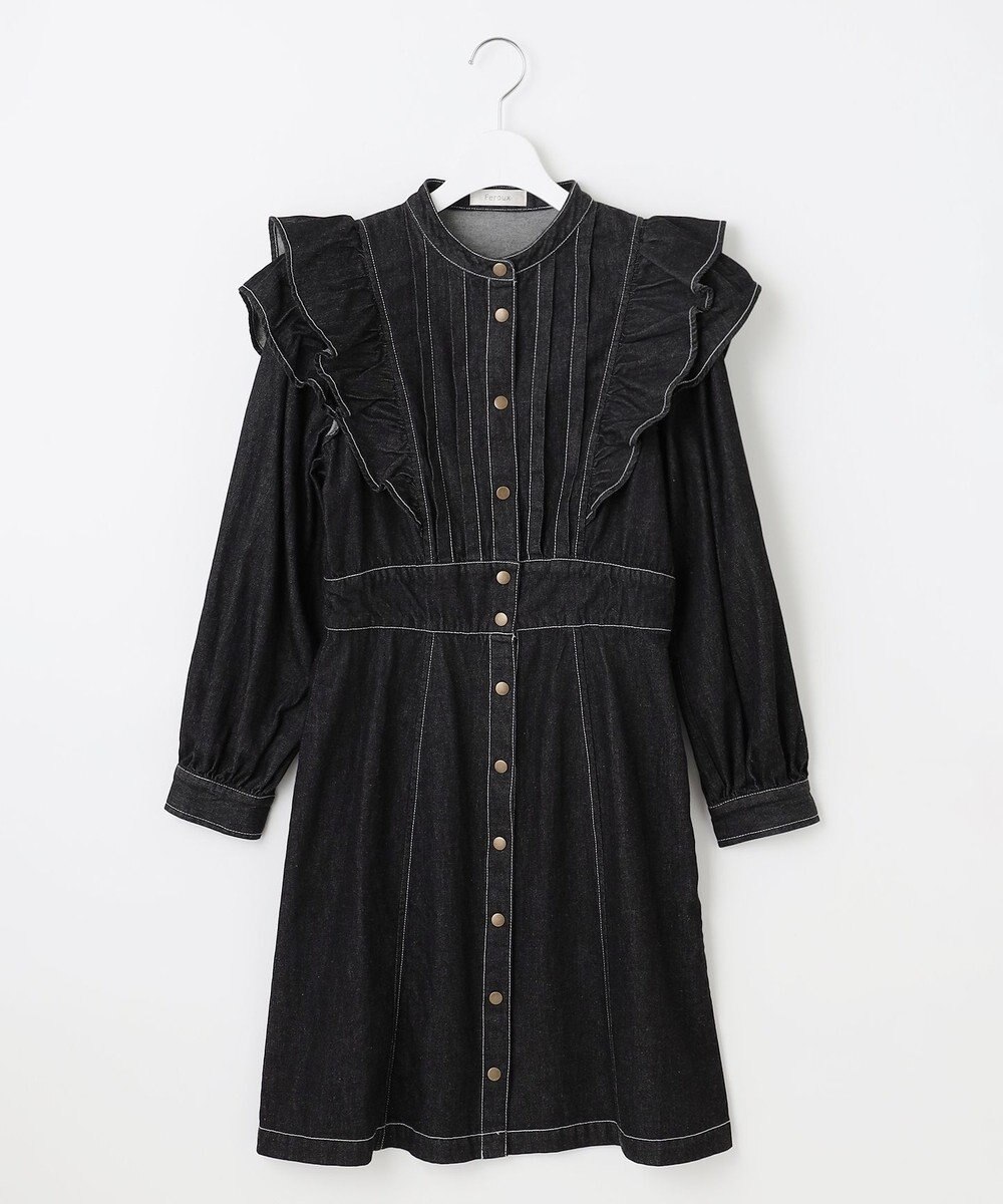 Feroux デニムミディ ワンピース 