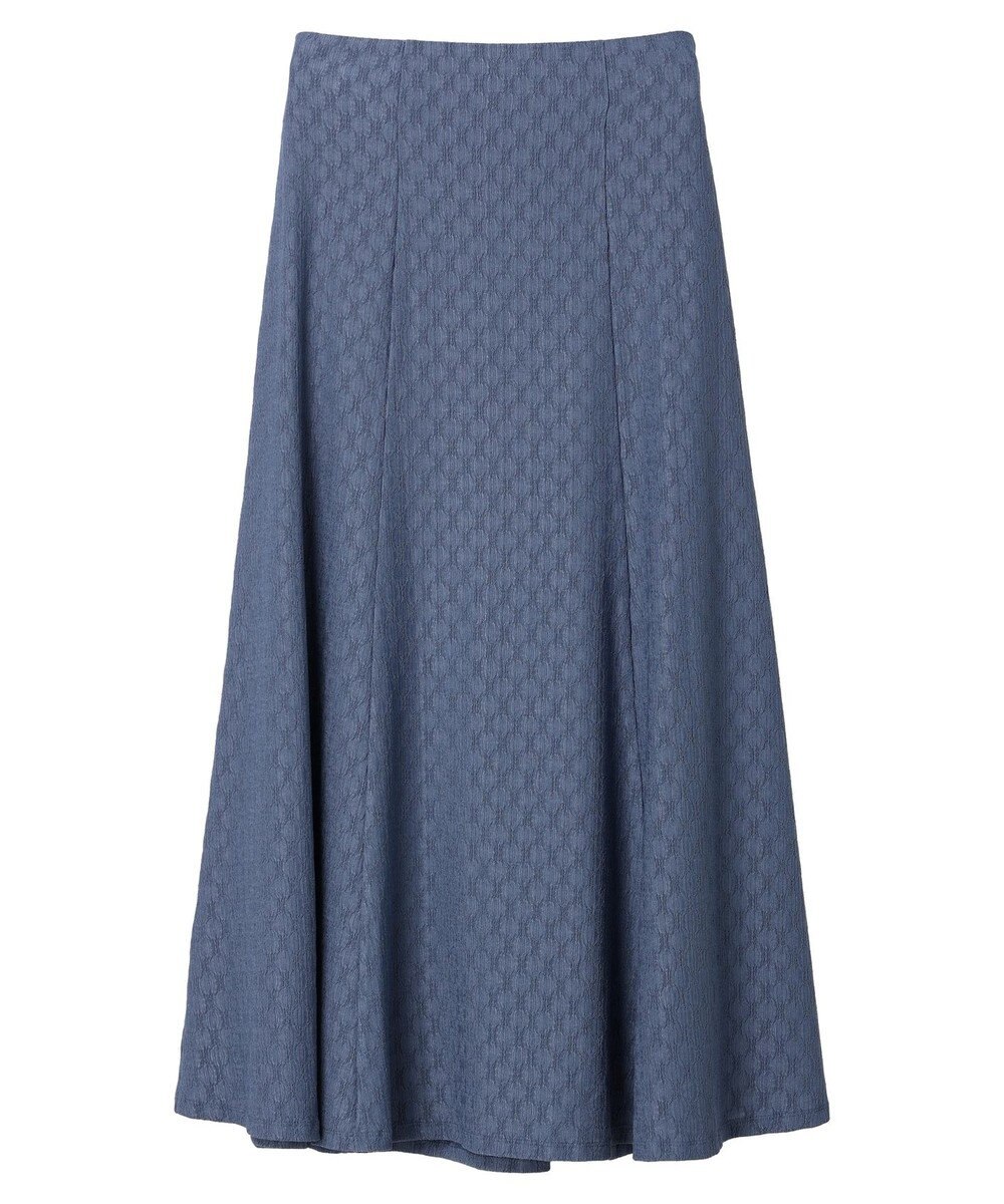 earth music&ecology ジャガードフレアスカート 