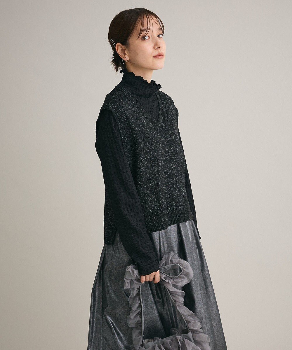 Green Parks ・Ｐｅｔｉｔ　Ｆｌｅｕｒ　ジャカードハイネックロンＴＥ 