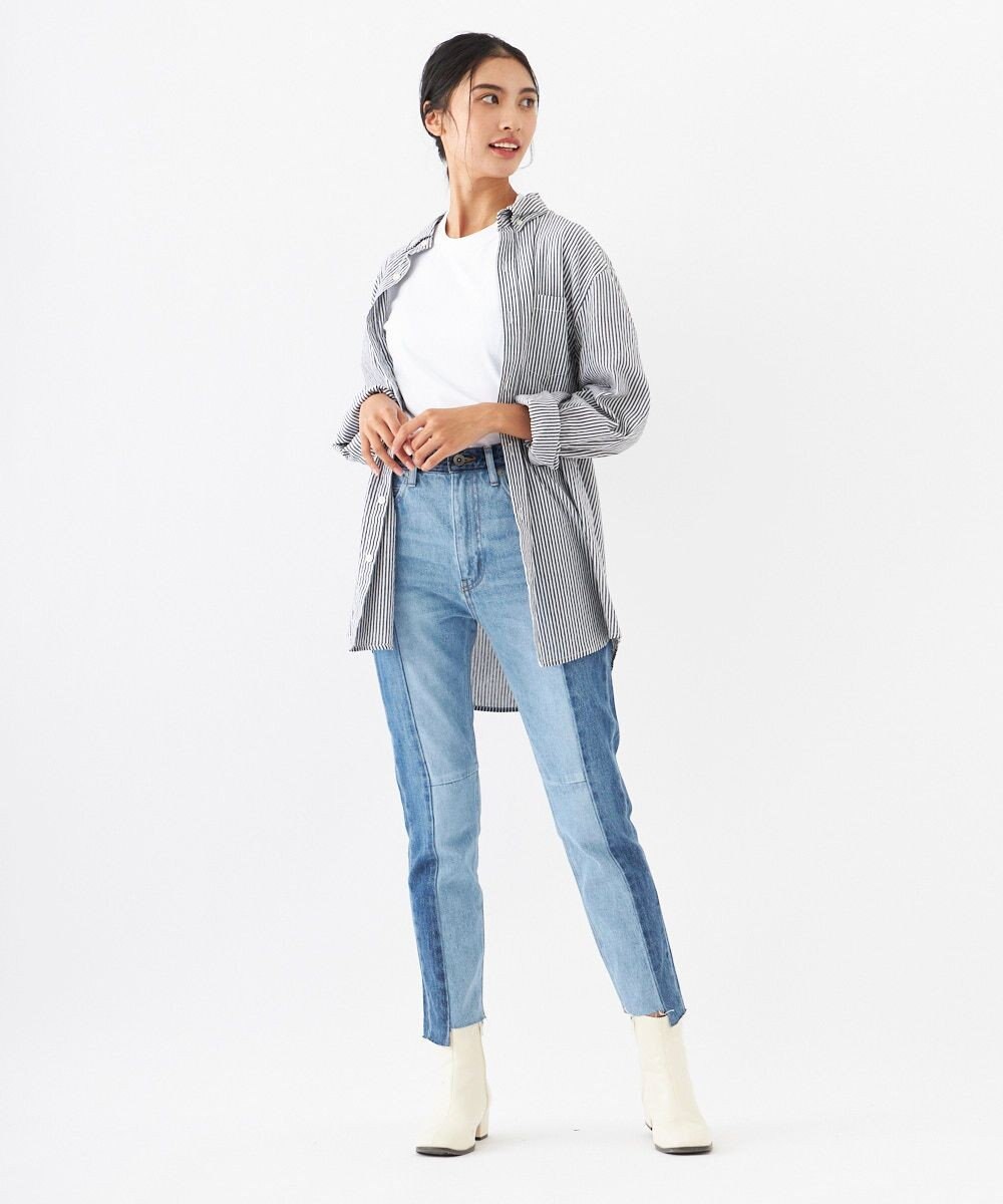 OP／FILA 【OP】美脚パッチワークデニム 