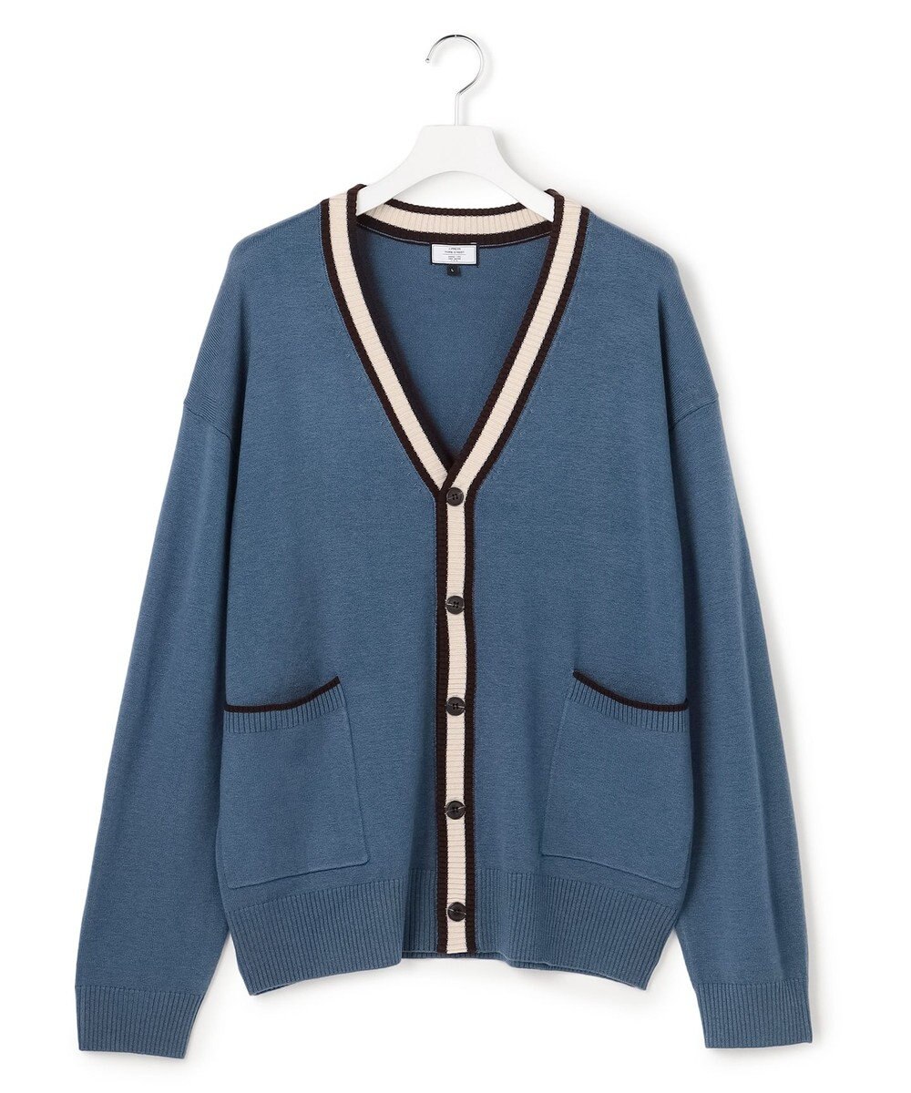 J.PRESS YORK STREET 【UNISEX】ハイゲージライン カーディガン 
