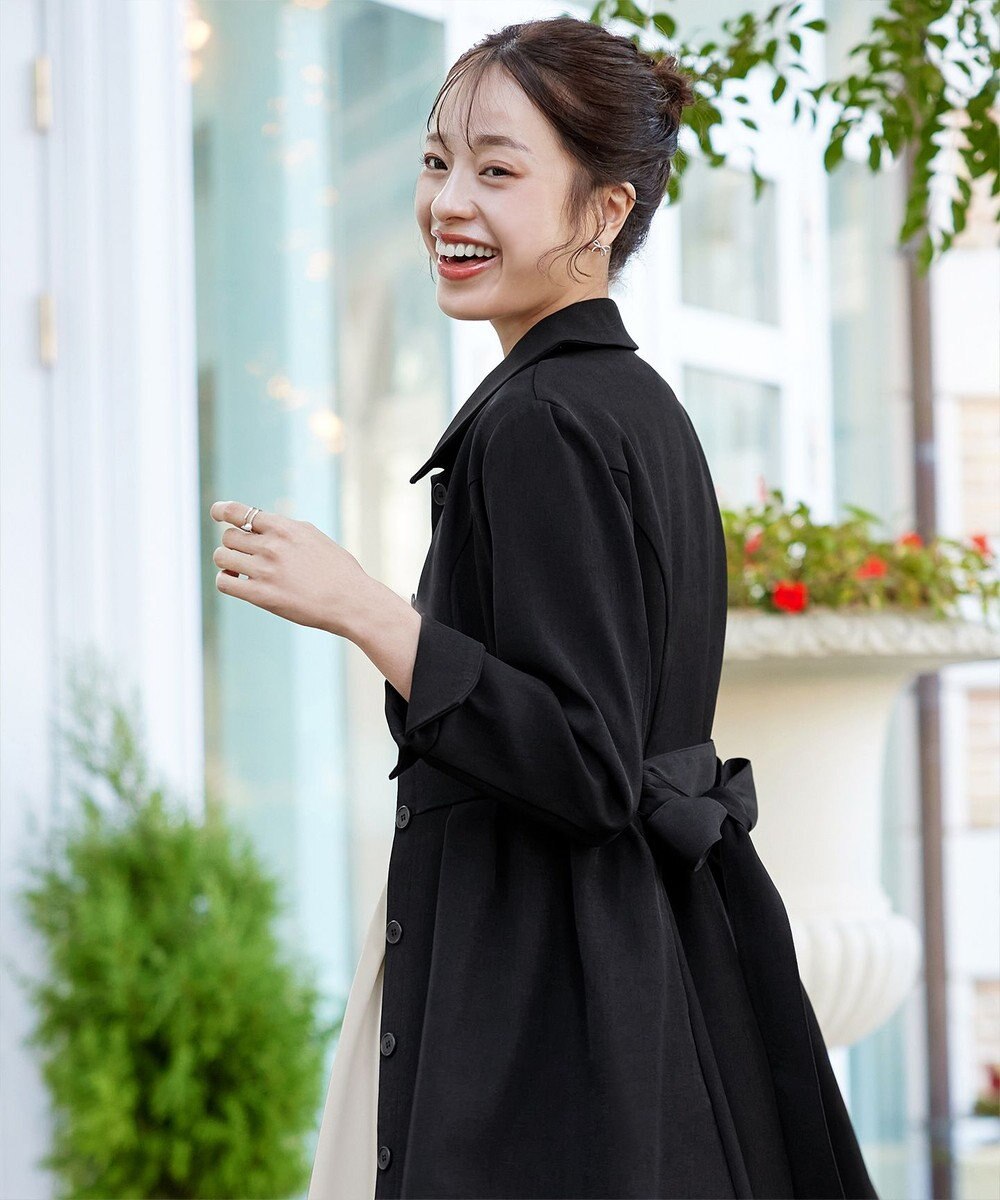 Tiaclasse L 【洗える】ステンカラードレスコート 