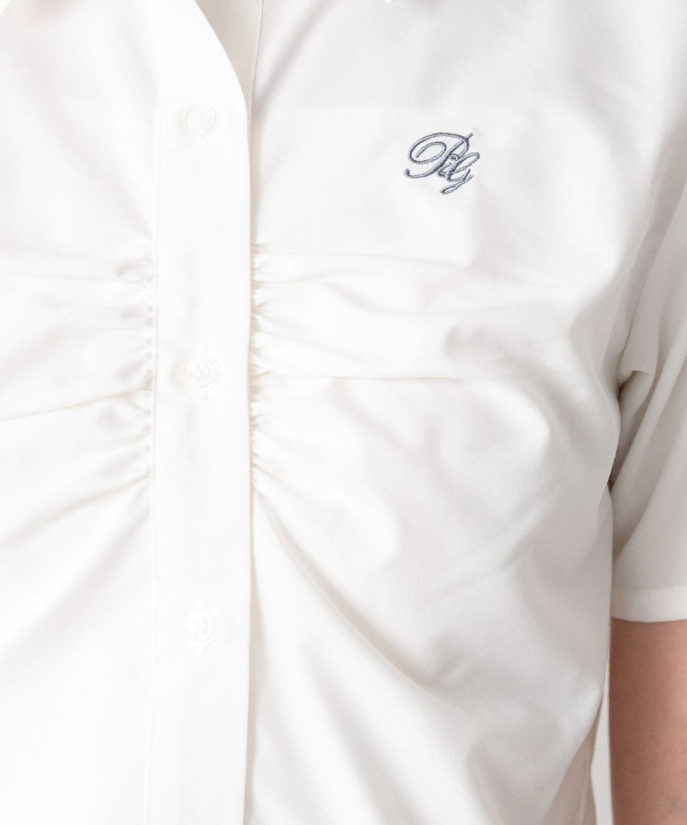 WEGO コンパクトギャザーシャツ 