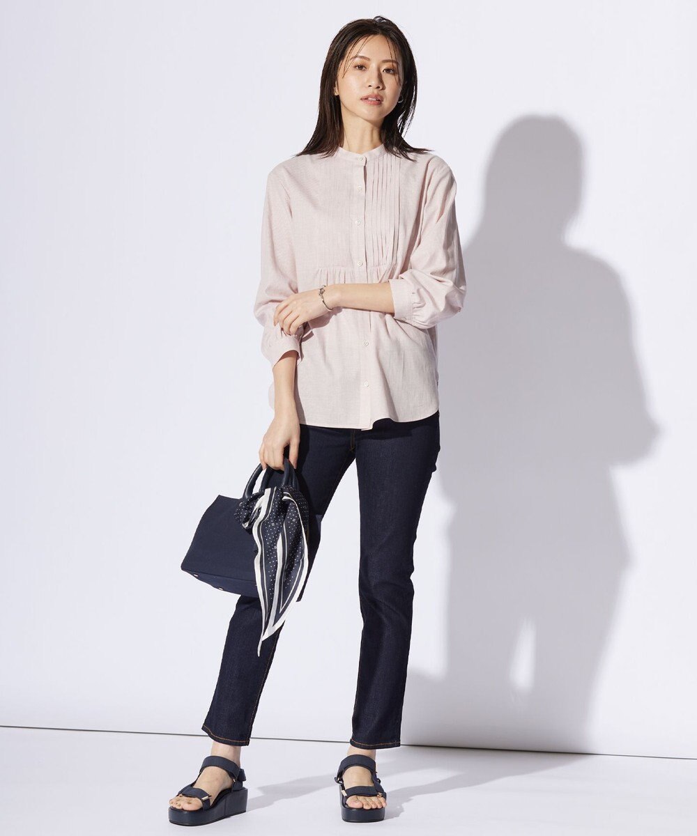 J.PRESS LADIES L 【洗える】BASIC STRETCH DENIM スキニー パンツ 