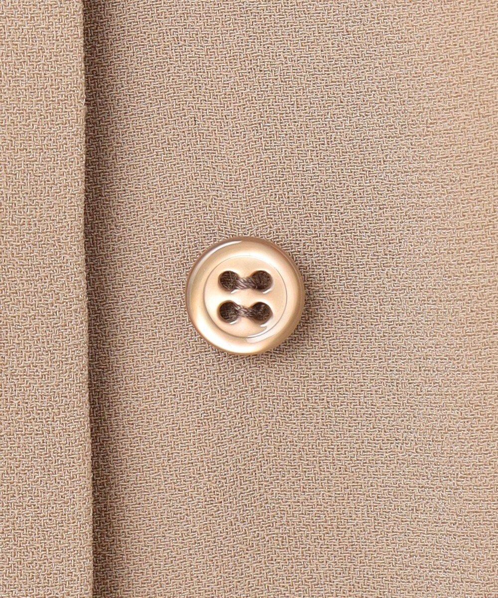 BEIGE， 【洗える】FLEUR / フロントボタンノースリーブブラウス 