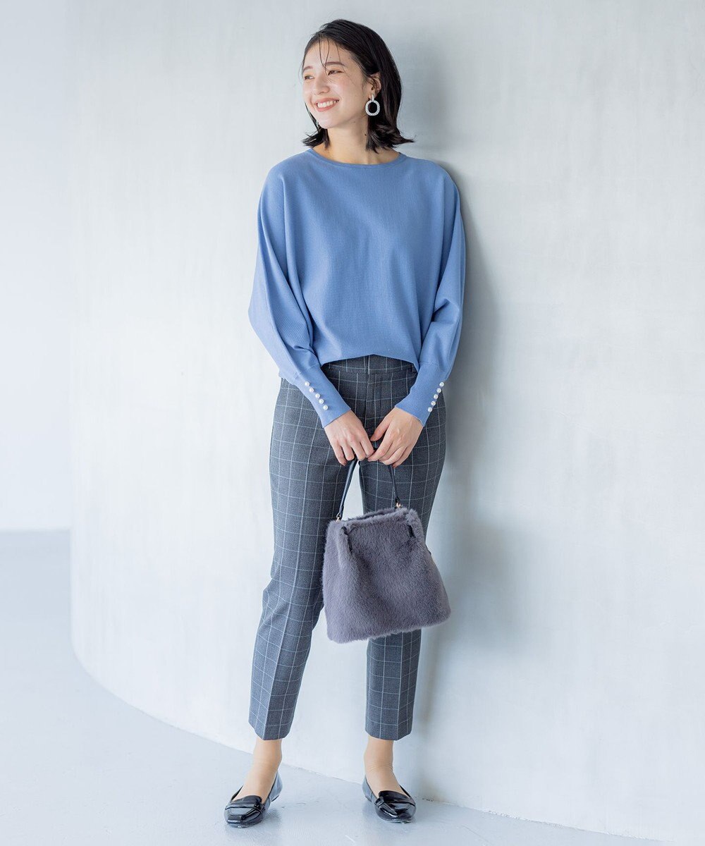 組曲 L 【洗える・6色展開】Elenaドルマンニット プルオーバー 