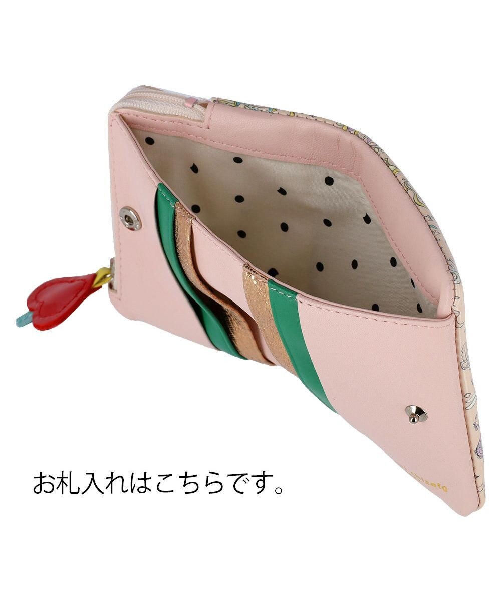 tsumori chisato CARRY 不思議の国のアリス 2つ折り財布 【使いやすい小銭入れ】 