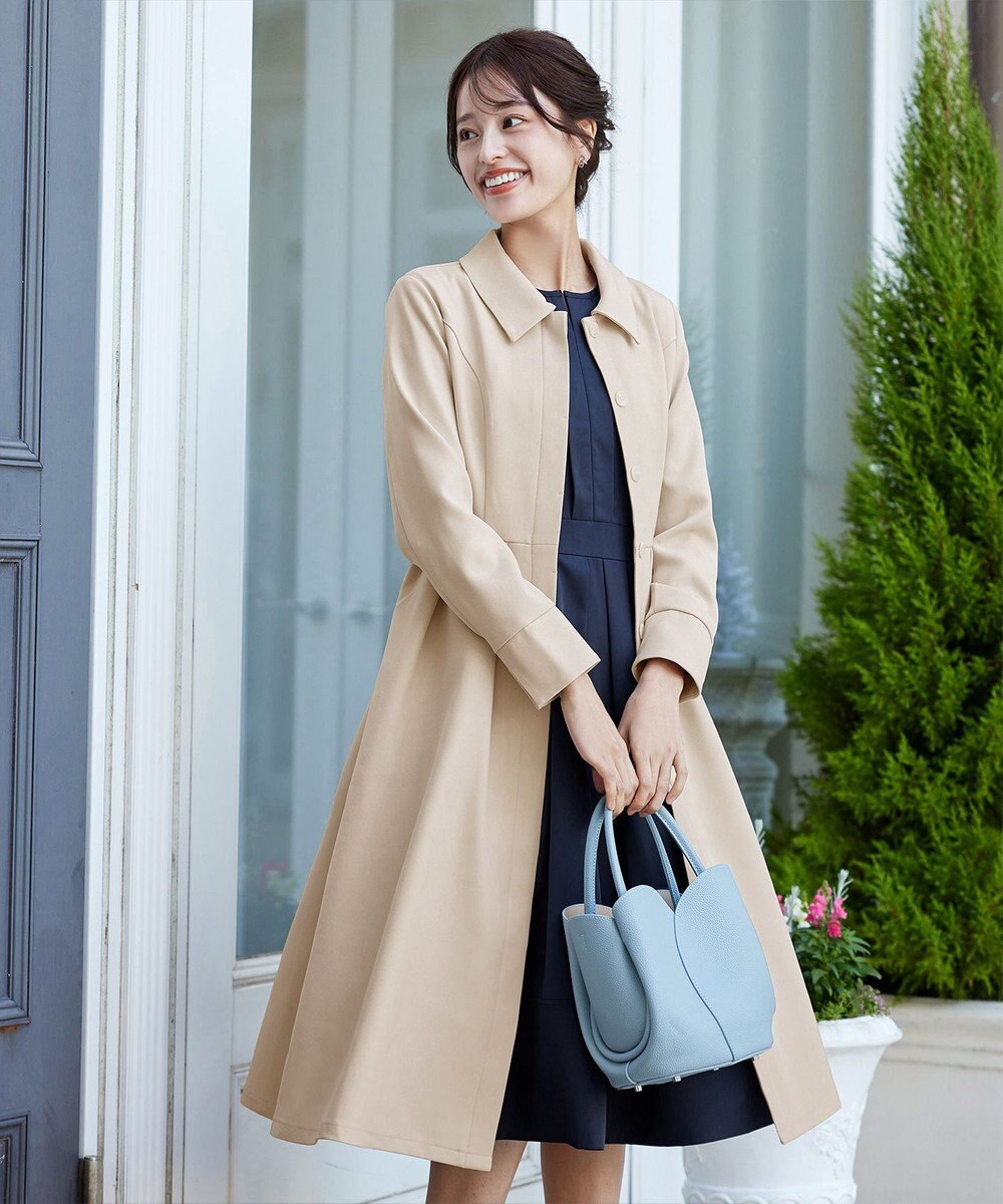 Tiaclasse L 【洗える】ステンカラードレスコート 