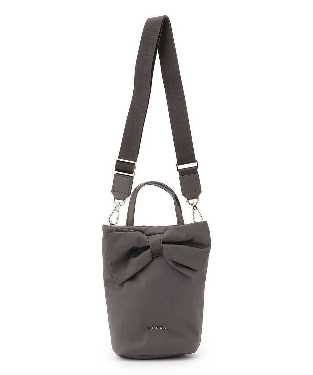 TOCCA 【新色登場・泉里香さん着用】RIBBON KNOT NYLON MULTI BAG ナイロンマルチバッグ 