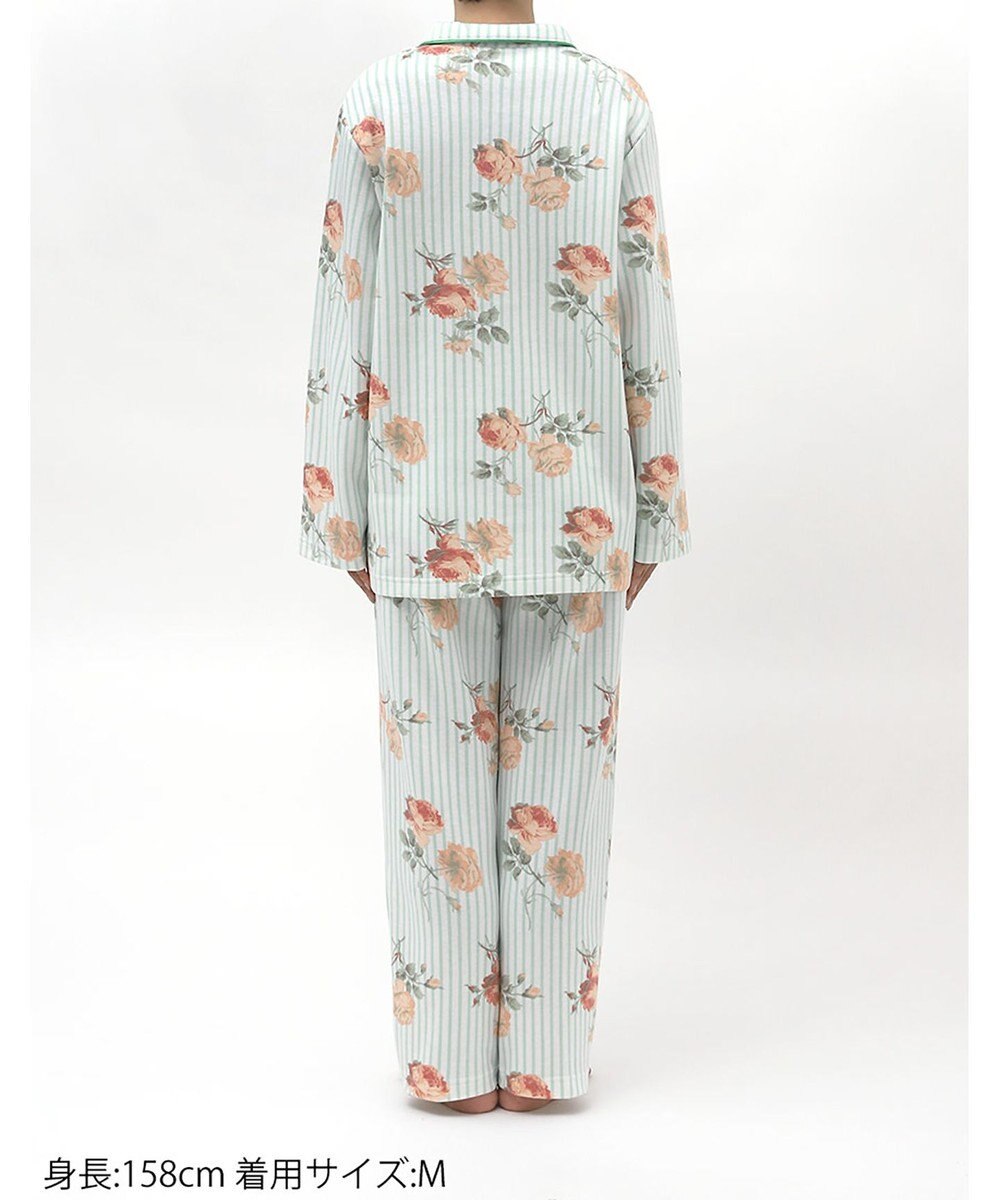 Wing パジャマ 綿100%(本体肌側) あったか 3Lまで対応 大きいサイズ 長袖 長ズボン 冬 レディース EP6023 ウイング／ワコール 