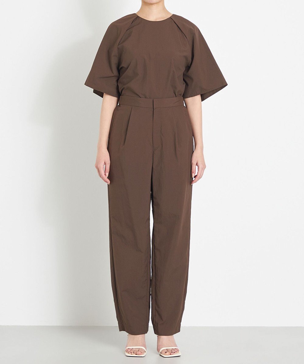 NAVE 【ReNAVE　撥水機能・UVカット・透湿・接触冷感・洗える】ナイロンタスランシャツブラウス 