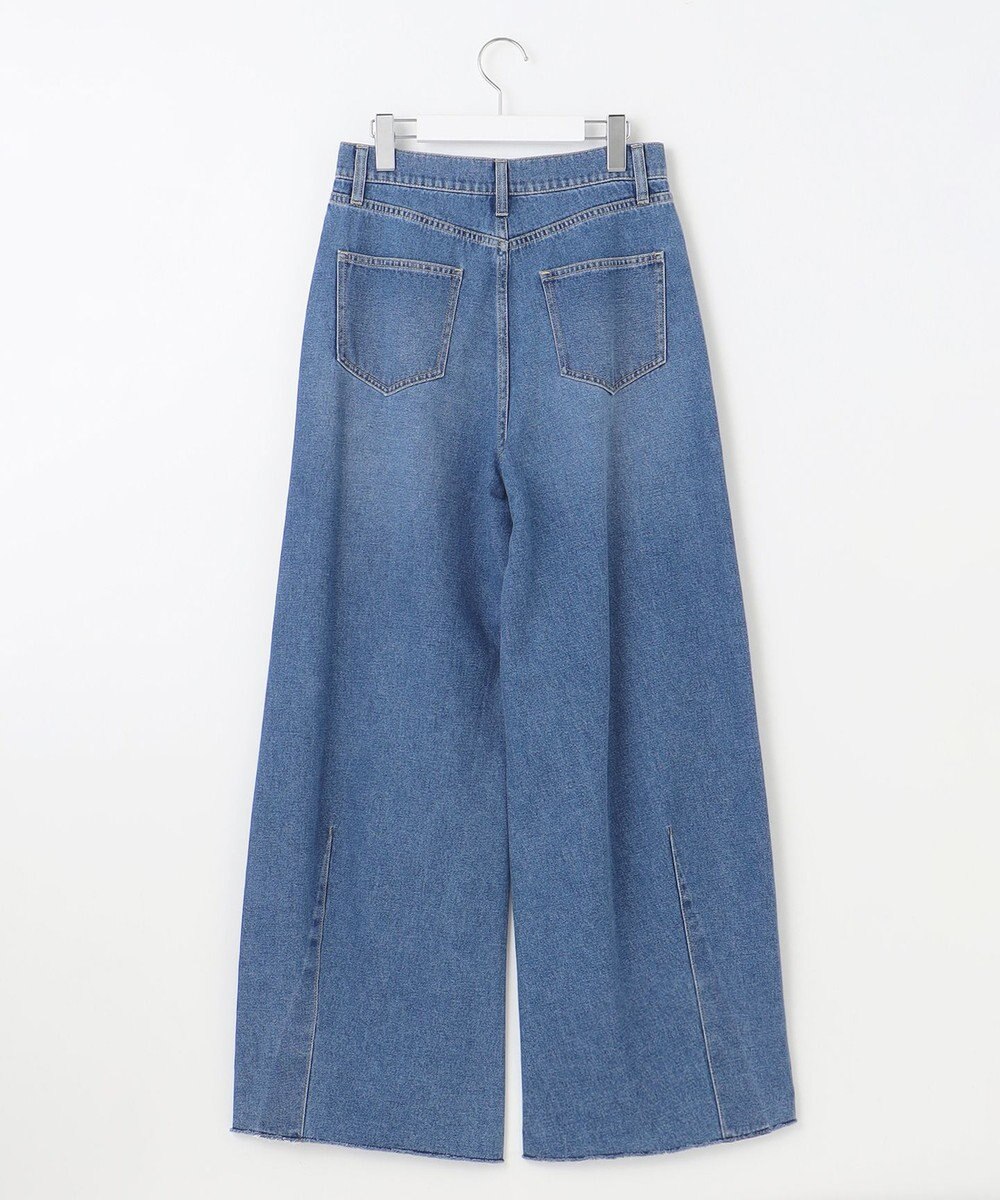 23区 【SLOW/一部店舗限定】LIGHT DENIM バレルワイド パンツ 