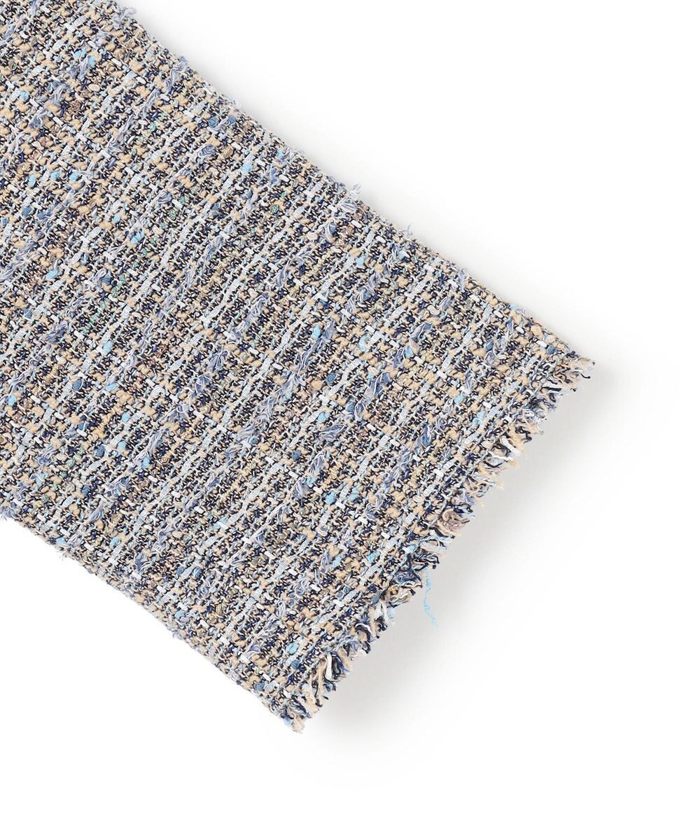 23区 GIOLICAツイード ノーカラー ジャケット 