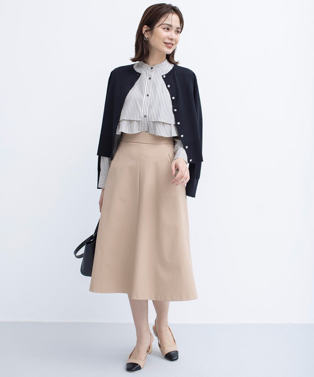 組曲 【WEB限定カラーあり】リヨセルシャーティング ティアードブラウス 