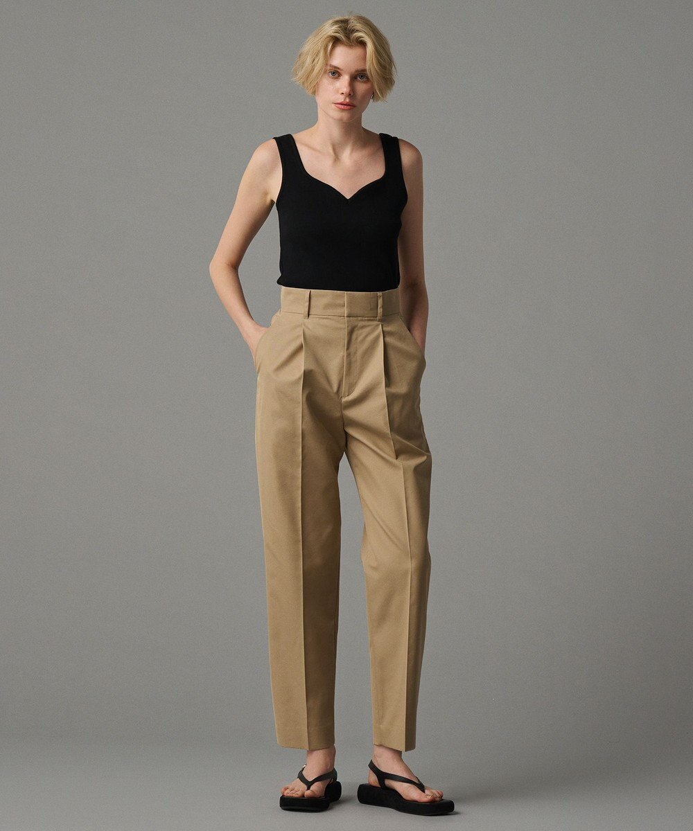 uncrave 【撥水・花粉防止・洗濯機洗い可】クリアツイル テーパードパンツ（uncrave STANDARD） 