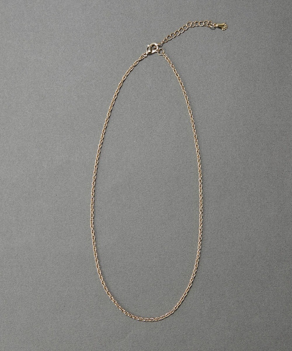 Phoebe <2点セット>【金属アレルギー対応】2setレイヤードチョーカーロープネックレス　ゴールド 