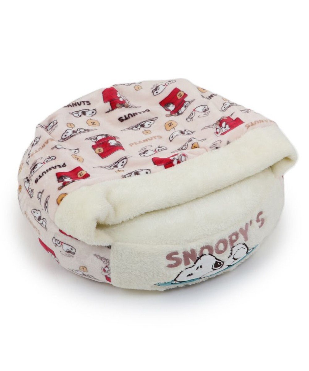PET PARADISE スヌーピー  寝袋  丸型《うたたね柄》M 小型犬 径60cm 