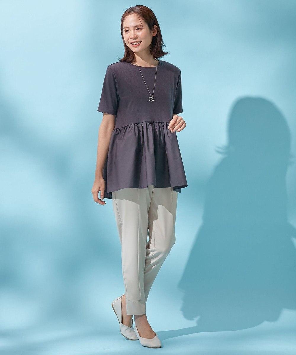 ANY L 【洗濯機可能/ウエストゴム】楽映えショグパン 