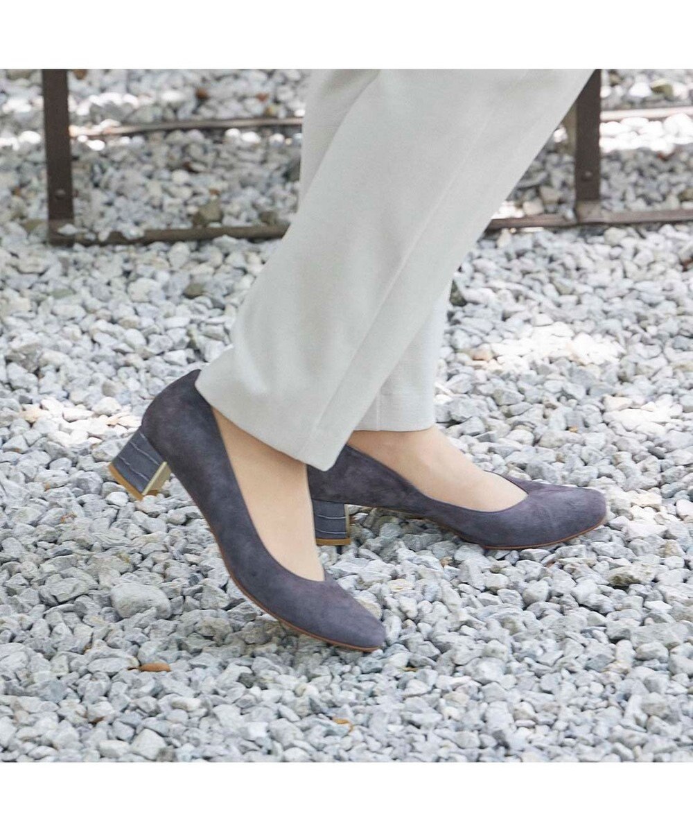 Riz raffinee <Riz raffinee>スクエアトゥプレーンパンプス 